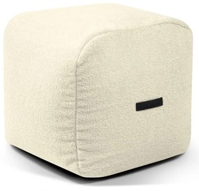 Krémszínű buklé babzsákfotel Plus 50 Lounge – SLOWDOWN