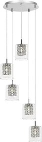 Rabalux duchess beltéri függeszték 5xg9 ip20 króm