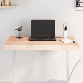asztallap 80x60x(2-6) cm kezeletlen tömör fa élőszegélyes