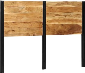 vidaXL tömör fa akác és vas fejtámla 140 cm