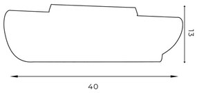 Mennyezeti lámpa BARBOS 2xG9/8W/230V réz