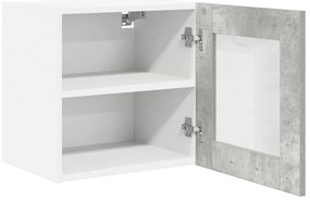 Függő szekrény Riga 2 pcs Beton Szürke 40 x 31 x 40 cm Faanyag