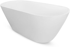 Besco Moya térben álló kád 160x68 cm ovális fehér #WMD-160-MKC