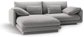 Világosszürke sarokkanapé (bal oldali) Torino – Micadoni Home