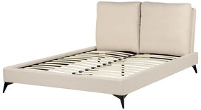 Franciaágy 140 cm Mellody (bézs) (ágyráccsal). 1081347