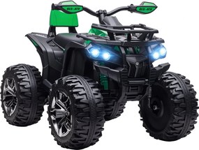 HOMCOM Elektromos Quad Gyerekeknek, 12V 10Ah Gyerek Quad Előre és Hátra Működéssel, 2 Motorral, USB Csatlakozással, MP3 Zenelejátszóval, Fényekkel 3-8