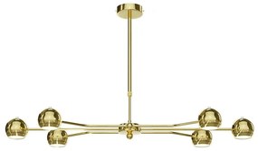 Jupiter 1978 - Csillár rúdon TIANA 6xGU10/10W/230V arany