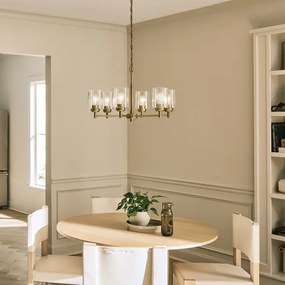 Kichler KL-WINSLOW6-NBR - Csillár láncon WINSLOW 6xE27/60W/230V réz