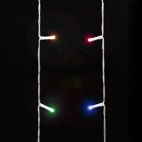 színes 320 LED-es karácsonyfafüzér 375 cm