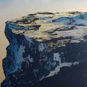 Havas hegyek képe, Nepál (órával) (90x30 cm)