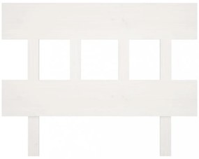 fehér tömör fenyőfa ágyfejtámla 93,5x3x81 cm