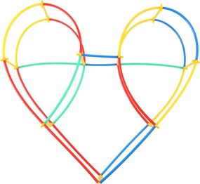 Kreatív építőpálca készlet 1200 db