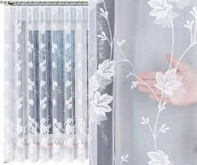 Karácsonyi jacquard függöny mintás 023025, 300x180cm egyenes (kész) szegéllyel