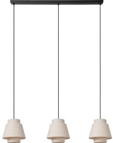 Lucide 21435/03/38 - Csillár zsinóron TRIBUTE 3xE27/40W/230V krémes