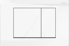 Mexen Fenix Air 01 pneumatikus öblítőgomb, fényes fehér - 6A0100