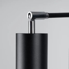 Sollux SL.1207 - Csillár zsinóron LEMMI 6xGU10/10W/230V fekete