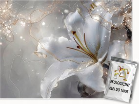 Fotótapéta Virágok Liliomok Absztrakt Hálószoba Nappali Tapéta Flizelina 150x105