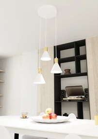 Emibig modern függeszték rosa fehér emi1389/3prem