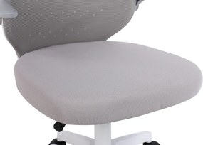 Irodai szék, szürke/fehér, PASTURA