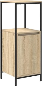 vidaXL tölgy színű fürdőszobaszekrény polcokkal 36x35x95 cm