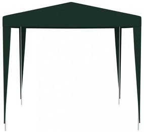 zöld rendezvénysátor 2,5 x 2,5 m 90 g/m²