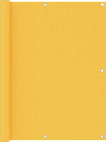 vidaXL sárga oxford-szövet erkélyparaván 120 x 300 cm