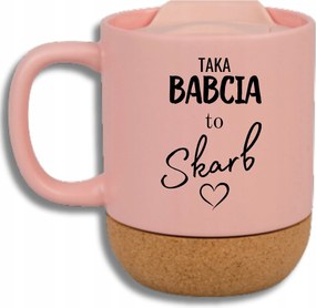 Rózsaszín Bögre Parafa Vicces Ajándék Nagymama Napja Ilyen Nagymama Kincs