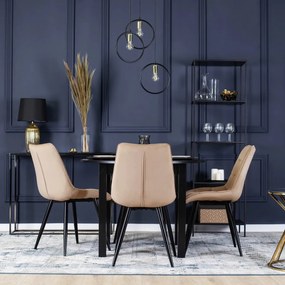 Bézs Bársony Étkezőszék RIO