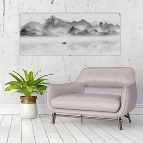 Kép - Japán tó (120x50 cm)