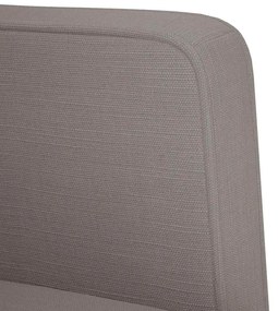 tópszínű szövet loveseat kanapé 111 cm
