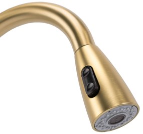 Konyhai csaptelep REA CROSS BRUSH GOLD