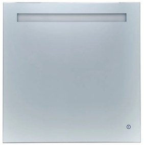 TMP LUX Touch fürdőszobai tükör - LED világítással - érintőkapcsolóval - 60 x 65 cm