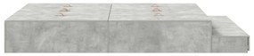 Tároló Ágykeret Betond Grey 135x190 cm