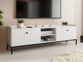 TV szekrény Tezarta 2K (fehér + fekete)  . 1106280