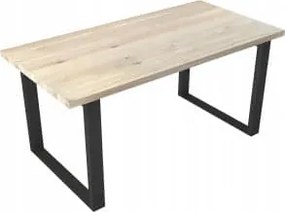 Asztal sonoma tölgy pad loft fém