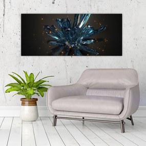 Kristály kép (120x50 cm)