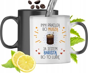 Mágikus Bögre Baristáknak Színváltós Nyomtatott Fényképpel