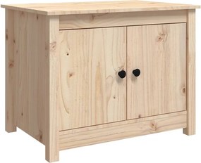 vidaXL tömör fenyőfa dohányzóasztal 71 x 49 x 55 cm