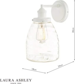 Laura Ashley Ainsworth 3756190-Q Fali lámpa 1x40W/E27 IP44