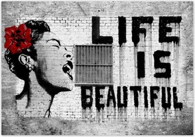 Poszterek 100x70 Banksy Life is Beautiful