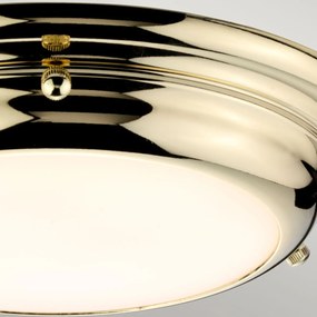 Elstead klasszikus led mennyezeti lámpa welland mini sárgaréz elswelland-f-s-pb IP54