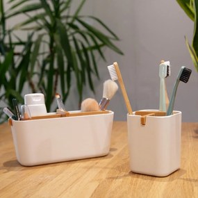 Ecologic fehér fürdőszobai rendszerező, 8,4 x 7,8 cm - Compactor