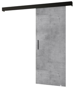 Tolóajtó 90 cm Sharlene I (beton + matt fekete + fekete). 1043574