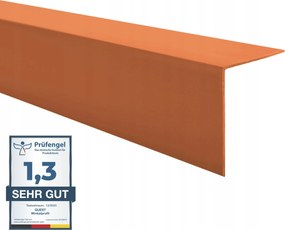 Kemény Pvc szögvas, dekoratív szögprofil, 15x15,tégla, 2m