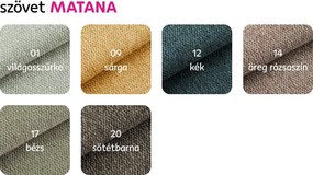 Design fotel, barna/fekete, KAPY