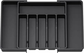 Lifewit Silverware evőeszköztartó fiókhoz matt fekete szín FG3-30