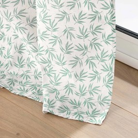 Fehér-zöld függöny 140x240 cm Maddy – douceur d'intérieur