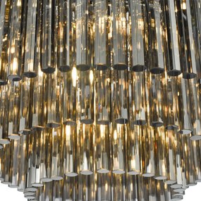 Dar Lighting glamour modern mennyezeti lámpa logan csiszolt króm darlog5410