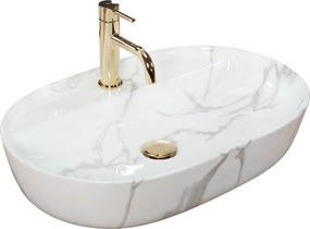 Rea Aura, asztali mosogató 61x41x13 cm, koutánzat, REA-U8003