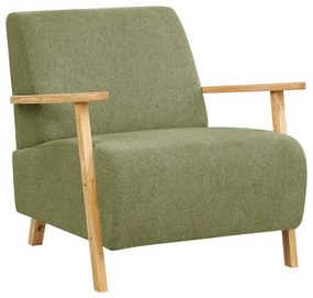 Zöld kárpitozott fotel LESJA Beliani